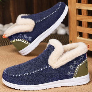 Botas de invierno <span class=keywords><strong>para</strong></span> <span class=keywords><strong>mujer</strong></span> (EU 36-46) con cuello de piel sintética Botas de nieve cálidas y acogedoras con aislamiento grueso <span class=keywords><strong>para</strong></span> clima frío - Product Image 2