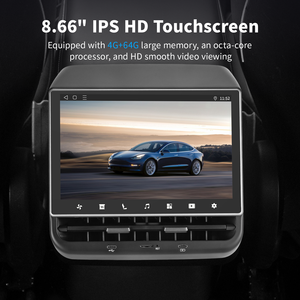 8.66 Inch Android System Rear Entertainment Control Touch Screen 1-Year Compatible AMD 26 Pin Car Play <strong>Tesla</strong> <strong>Model</strong> <strong>3</strong>/Y - Product Image 6