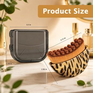 Function Skin Lifting Facial Contour Care Makeup Brush Plastic Handle Large Cleaning Brush for Face Body with Lymphatic Brush - Product Image 4