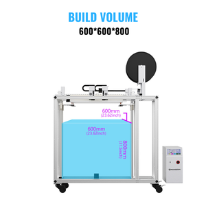 <span class=keywords><strong>Printer</strong></span> <span class=keywords><strong>3D</strong></span> Warna Manusia Ukuran Besar MakerPi K600 Dual Extruder 600*600*800mm untuk Figur Manusia Seukuran Asli, <span class=keywords><strong>Printer</strong></span> <span class=keywords><strong>3D</strong></span> Kendaraan, <span class=keywords><strong>Printer</strong></span> <span class=keywords><strong>3D</strong></span> Industri - Product Image 4