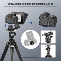 Téléprompteur HD 9 pouces pour X1 Pro II avec verre séparateur de faisceau, télécommande RT113 et fixation rapide pour smartphones et appareils photo reflex numériques