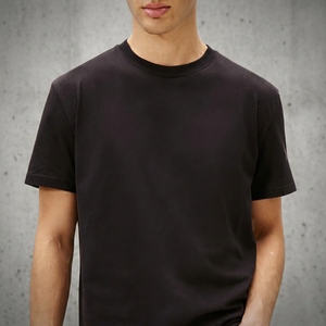 300gsm Ultra-Heavyweight Jersey T-<b>shirt</b> Luxury Oversized 100% Cotton Streetwear Private Label Blank with Pattern Drop Shoulder - Product Image 4