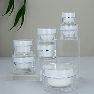 5g 10g 15g 20g 30g 50g Empty Golden Pink White Acrylic <b>Jar</b> Skincare <b>Plastic</b> Cosmetic Face Cream <b>Plastic</b> <b>Jars</b> With Lids - Product Image 4