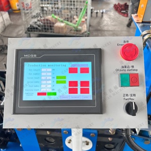 เครื่องขึ้นรูปประตูม้วน CNC พร้อมระบบควบคุม PLC โครงสร้างสแตนเลส พร้อมชิ้นส่วนแบริ่งและมอเตอร์ - Product Image 3