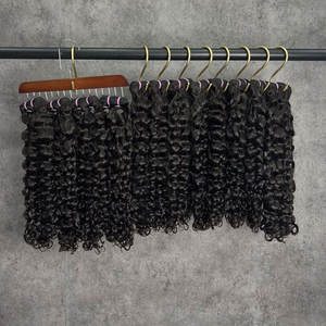 Cheveux humains vierges vietnamiens cambodgiens bouclés naturels ondulés naturels non traités en vrac pour les grossistes - Product Image 4