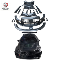 Kit carrosserie large style YG pour Mercedes Benz Classe C – Élargisseurs d'ailes, pare-chocs avant et arrière, jupes latérales – Pièces de tuning