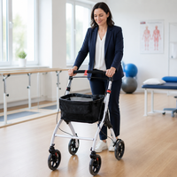 Déambulateur d'intérieur avec plateau, design européen breveté, largeur 55,5 cm, capacité 108 kg, CE UKCA ISO 13485