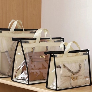Pochette de grande marque pour le rangement à domicile, imperméable et anti-salissure, pochette suspendue en PVC transparent - Product Image 1