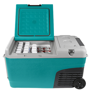 Automotive Interior Outdoor Electric Cooler 20V <strong>Portable</strong> Easy-Carry Mini <strong>Lithium</strong> <strong>Battery</strong> Power Car Cooler <strong>Fridge</strong> with Compressor - Product Image 3