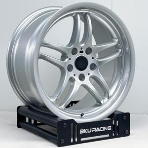 Rines Forjados Bku 5x120 de 18, 19 y 20 Pulgadas, Plateados, Paralelos, de Aleación, para Carreras, para BMW M3 M4 M5 G80 F80 E90 E92 E93 E46 E39 - Product Image 3