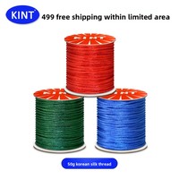 Fabrieksgroothandel Koreaanse zijden draad 1,5 mm geverfd glanzend 60m handbreien borduren sieraden kralenwerk DIY knutselen