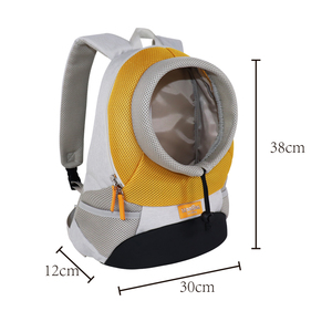 Versatile 5kg Nylon Solid Zipper Pet <b>Carrier</b> Casual Style Convenient Vietnam <b>Backpack</b> with Cross-Over Straps in Front of You - Product Image 3