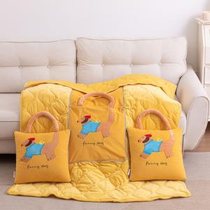 หมอนผ้าห่มขนแกะอบอุ่นแบบมีด้ามจับสไตล์ใหม่ - Product Image 3