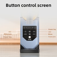 Nouvelle machine à slush pour la maison avec fonction d'auto-nettoyage, machine professionnelle à boissons glacées, machine à glace pilée