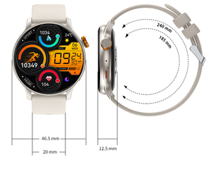 CY26 นาฬิกาอัจฉริยะรุ่นใหม่สำหรับผู้ชาย หน้าจอ AMOLED ตรวจวัดอัตราการเต้นของหัวใจ ตรวจสอบสุขภาพ บลูทูธ NFC นาฬิกาออกกำลังกาย - Product Image 4