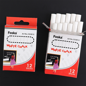 <span class=keywords><strong>Gesso</strong></span> <span class=keywords><strong>Bianco</strong></span> Senza Polvere di Alta Qualità Foska per Lavagna Scolastica per Bambini - Product Image 6