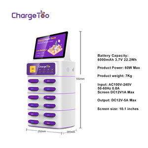 <span class=keywords><strong>Batterie</strong></span> <span class=keywords><strong>externe</strong></span> partagée 12 emplacements avec Wifi Oem <span class=keywords><strong>Batterie</strong></span> de chargement de téléphone Distributeur automatique <span class=keywords><strong>Batterie</strong></span> 6000mah Station de charge efficace - Product Image 3