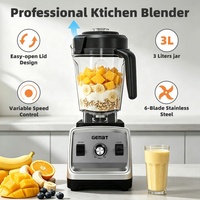 3 Liter Capaciteit Sapblender 2200W Commerciële Heavy Duty Fruitpers Blender Smoothie Maker Keuken Staande Blender