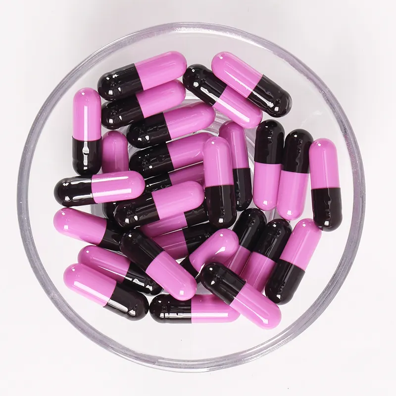 Ingrosso capsule vuote sfuse dimensioni 00 0 1 2 3 4 capsule di gelatina Halal stampate personalizzate guscio