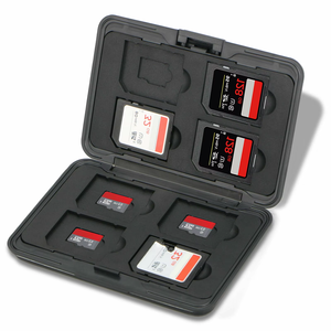 Estéticamente agradable a prueba de golpes 110*75*20mm plata <span class=keywords><strong>SanDisk</strong></span> Sd tarjeta 128 Gb 16GB adaptador funda soporte - Product Image 2