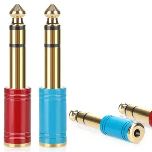 Adaptateur audio stéréo 1/4 pouces mâle vers 3.5mm 1/8 femelle