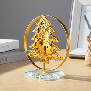 ของตกแต่งต้นคริสต์มาสแบบใหม่เครื่องประดับโลหะสำหรับงานคริสต์มาสงานปาร์ตี้คริสต์มาสของขวัญตั้งโต๊ะสำหรับตกแต่งบ้าน - Product Image 2