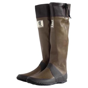 OEM Foldable Knee-High Light Weight Winter Rain <b>Boots</b> Unisex Waterproof Mesh Soft Natural Rubber PU Collar Fashion Women's - Product Image 5