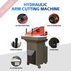 Presse à découper hydraulique à bras oscillant GECUT GEA-S270K 27 tonnes, <span class=keywords><strong>poutre</strong></span> de 320 mm, 360 kg, moteur 1500W, pour découpe de matériaux non métalliques - Product Image 5