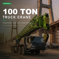 Grue mobile d'occasion de 100 tonnes en stock, grue de chantier robuste pour la construction et les levages lourds
