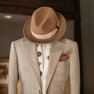 <span class=keywords><strong>Blazer</strong></span> su Misura in Lana <span class=keywords><strong>Grigio</strong></span> Chiaro Vintage, Giacca Casual da <span class=keywords><strong>Uomo</strong></span> con Texture Retrò e Vestibilità Moderna per Occasioni Formali e Business - Product Image 3