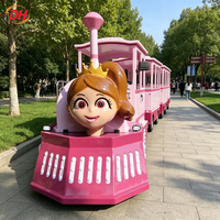 Train touristique modèle Panda, fabriqué par OriginManufacturer, avec cadre amortisseur, pour le glamping et les installations touristiques, optimisant les revenus