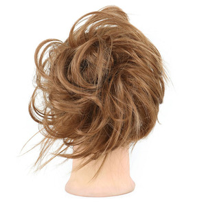 Xinran — <span class=keywords><strong>Chignon</strong></span> élastique synthétique, Extensions capillaires pour queue de cheval, chevelure crépue et bouclée pour femmes, vente en gros - Product Image 2