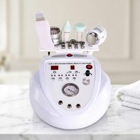 Mini appareil de microdermabrasion ultrasonique au diamant pour le lifting du visage et le peeling à jet d'oxygène avec soin des yeux pour usage commercial