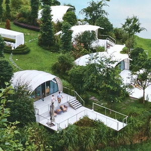 Hotel Móvil de Lujo, Cabaña Modular Prefabricada para Resort al Aire Libre, Spa, Jardín, Glamping, Estadía Vacacional con Puerta de Vidrio SXKON Glamp - Product Image 6
