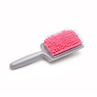 Brosse à cheveux massante en gros, brosse en microfibre et nylon pour cheveux secs et humides, séchage rapide, fourniture en vrac pour salons