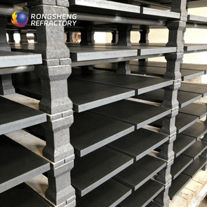 <span class=keywords><strong>Plaque</strong></span> en carbure de silicium Rongsheng avec revêtement en alumine SiSiC, supports en carbure de silicium pour la céramique - Product Image 4