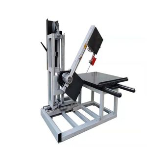 Scie à ruban à table inclinable NEWEEK en plastique PE/PVC pour la coupe du bois avec rouleau d'alimentation, machine à scier à ruban - Product Image 4