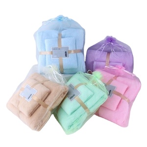 En gros : Serviettes en microfibre et serviettes de bain en polaire corail pour cheveux, natation, visage, mains et salle de bain - Product Image 1
