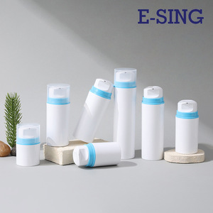 Botella Airless Vacía de Alta Calidad de 15ml 30ml 50ml con Bomba Dosificadora, Envase para Cuidado Personal - Product Image 1