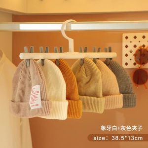 Support de rangement multi-clip pour chapeaux avec clips orange pour organiser les vêtements, taille 38,5x13 cm, type de crochet rectangulaire - Product Image 4