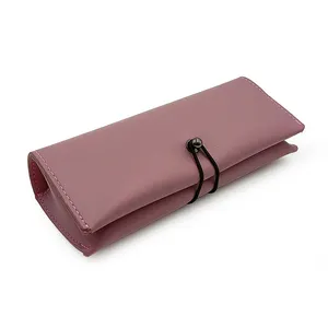 Higher Quality Men &Women Sunglasses Case Rpet PU Material with Pipping Colorful Wallet