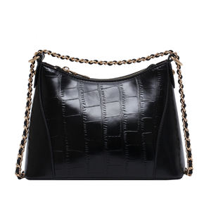 Bolso cruzado de cuero sintético con patrón de piedras para mujer, bandolera pequeña con cadena para hombro, <span class=keywords><strong>2020</strong></span> - Product Image 1