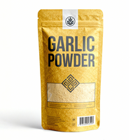 Sachets refermables en mylar personnalisés, 100 g, 250 g, 500 g, résistants à l'humidité et aux odeurs, pour poudre d'ail épicée