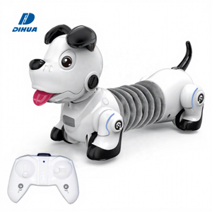 Perro Robot Inteligente con Sensor Táctil, Juguete Interactivo Extensible, Mascota Electrónica Dachshund con Luces y Sonidos - Product Image 1