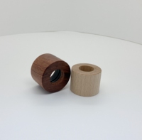 Fourniture d'usine Matériau en bois de bouleau personnalisé Couvercles intelligents Diffuseur de marque OEM sans déversement Couverture en bois de parfum pour bouteille en verre