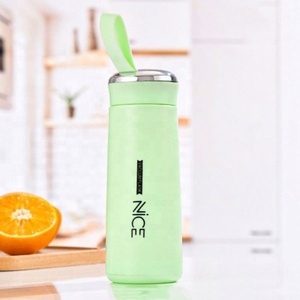 Vente en gros d'usine - Contenant à eau en verre bleu de luxe de 400 ml pour l'école, idéal pour un cadeau - Product Image 5