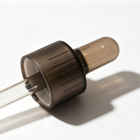 Flacon compte-gouttes en plastique PP écologique de 15 ml à 100 ml pour le remplissage de cosmétiques