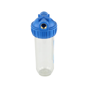 Filtro de agua de sedimento único con puerto de latón de 3/4 pulgadas, tipo Atalas para uso doméstico, fuente de alimentación Manual, Material plástico - Product Image 4