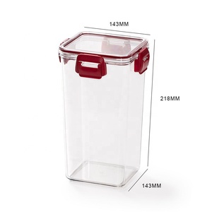 AOHEA 2 L BPA Free Plastic Cereal Containers Storage for Pantry