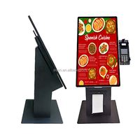 Solution de commande Android de kiosque tactile de paiement numérique QSR Terminal de point de vente libre-service